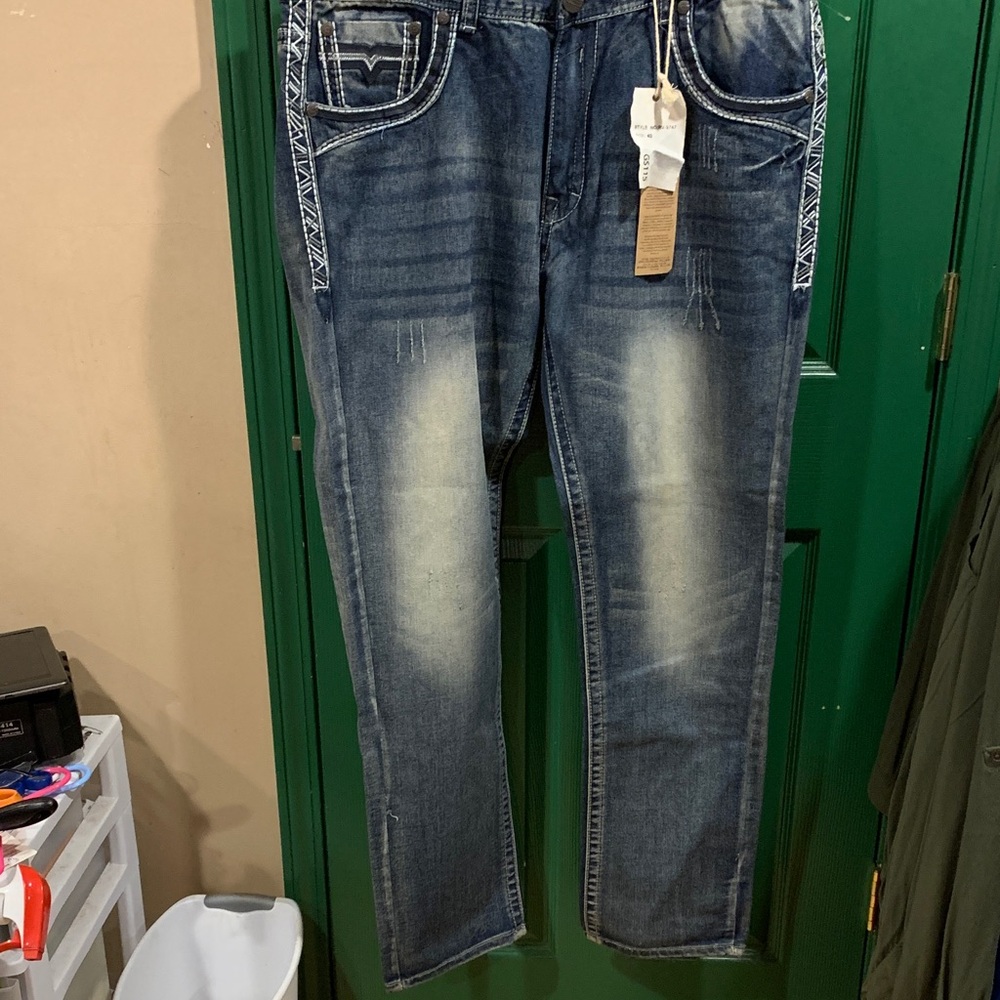 Men's Slim Fit Jeans - Blue